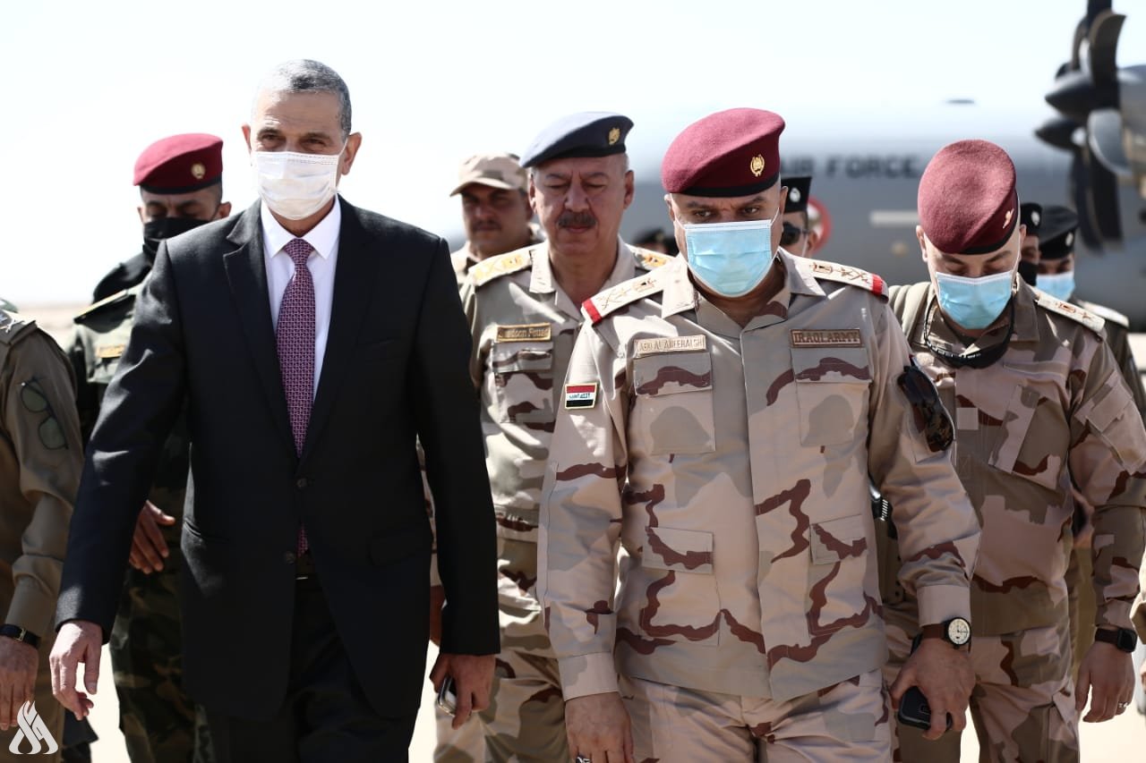 وصول وزير الداخلية ونائب قائد العمليات المشتركة إلى نينوى