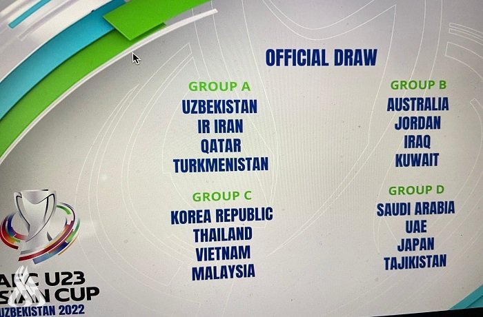 قرعة كأس آسيا تضع منتخبنا الاولمبي بمواجهة استراليا والاردن والكويت