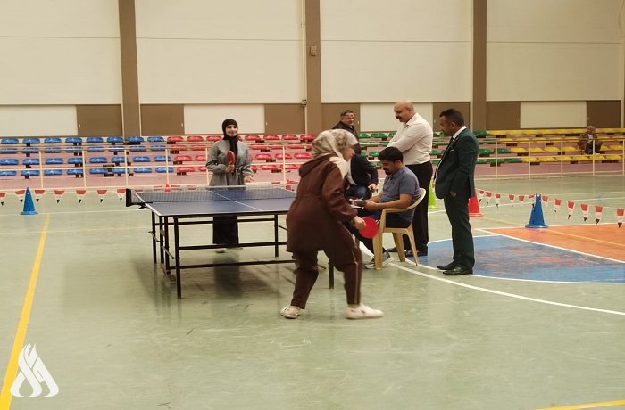 جامعة ميسان تنظم بطولة كرة الطاولة للطالبات