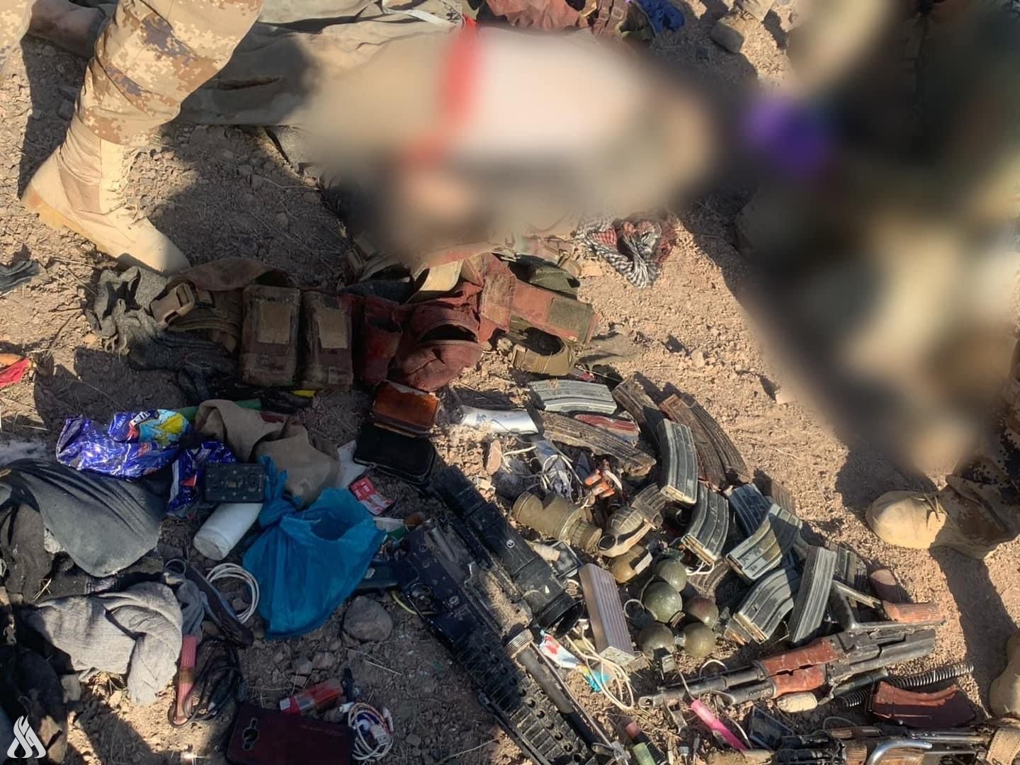 بعد ضربة جوية.. العمليات المشتركة: العثور على 5 جثث لداعش شرقي صلاح الدين