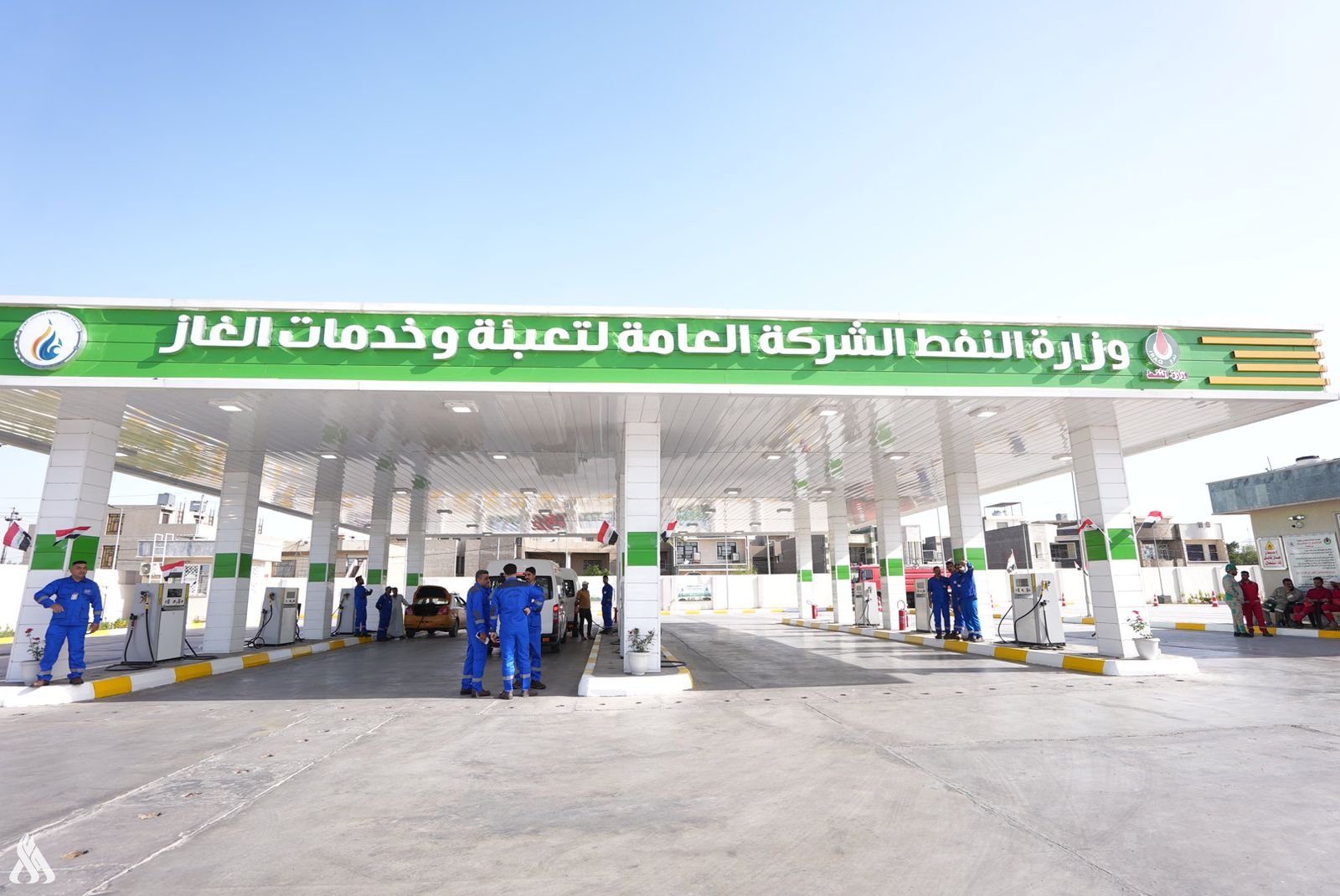 النفط تفتتح منفذاً جديداً للغاز السائل الخاص بالمركبات جنوبي بغداد