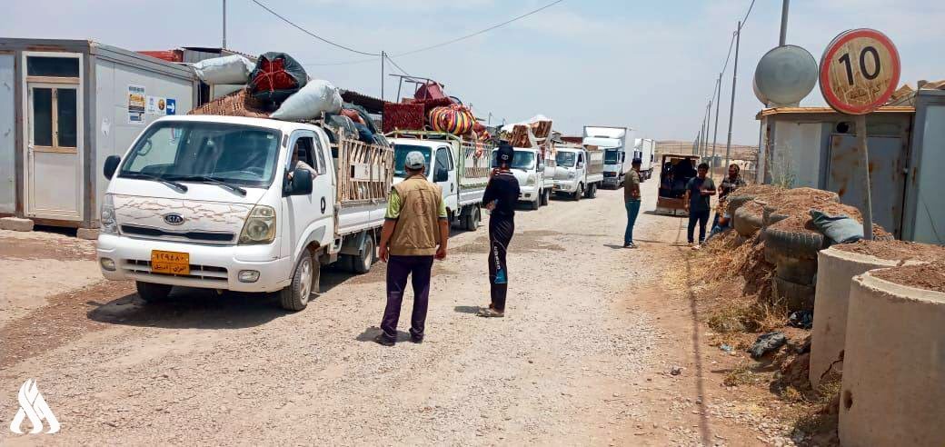 الهجرة: عودة 125 عائلة نازحة إلى مناطقها في صلاح الدين